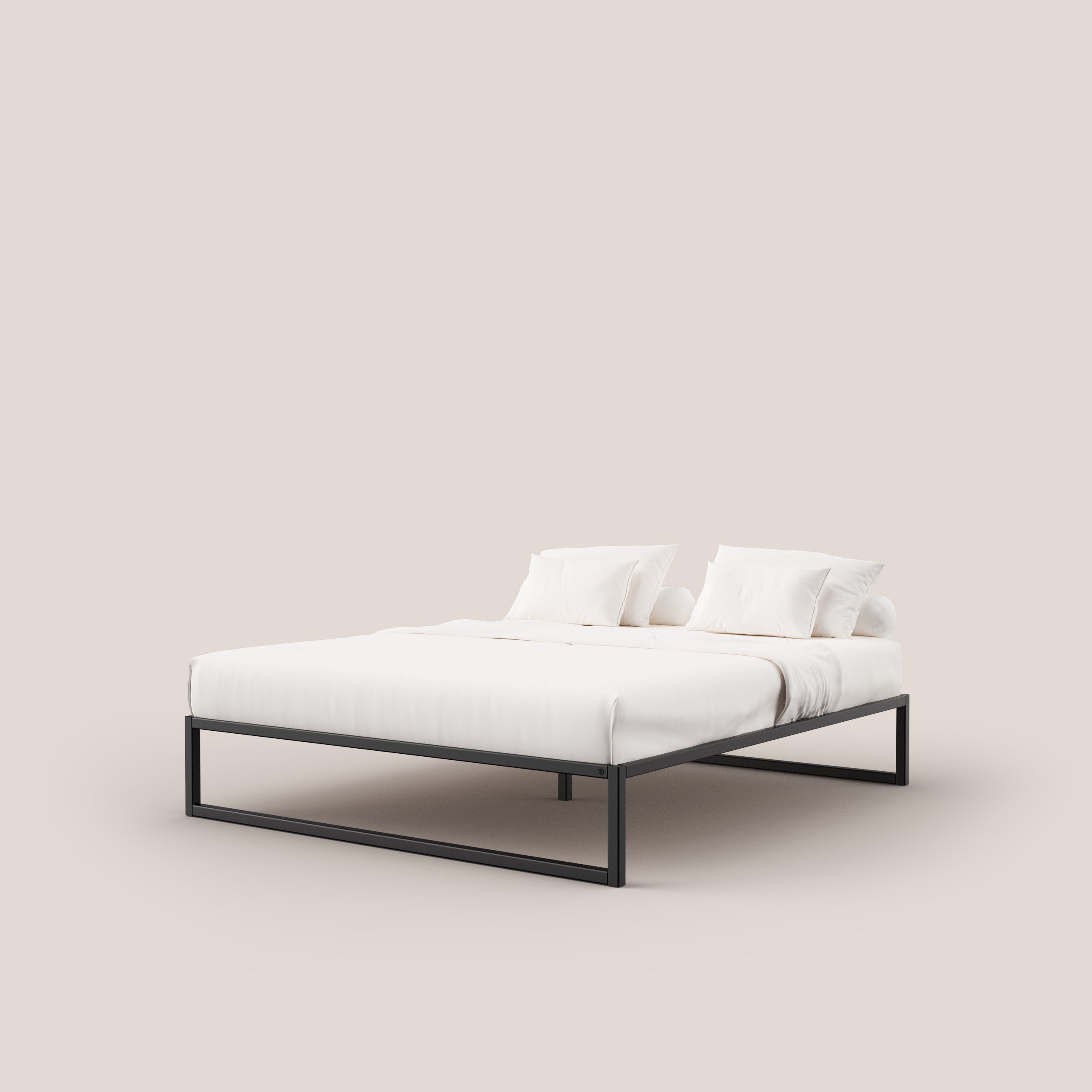 Robuust Amsterdam Bedframe 01 Zwart