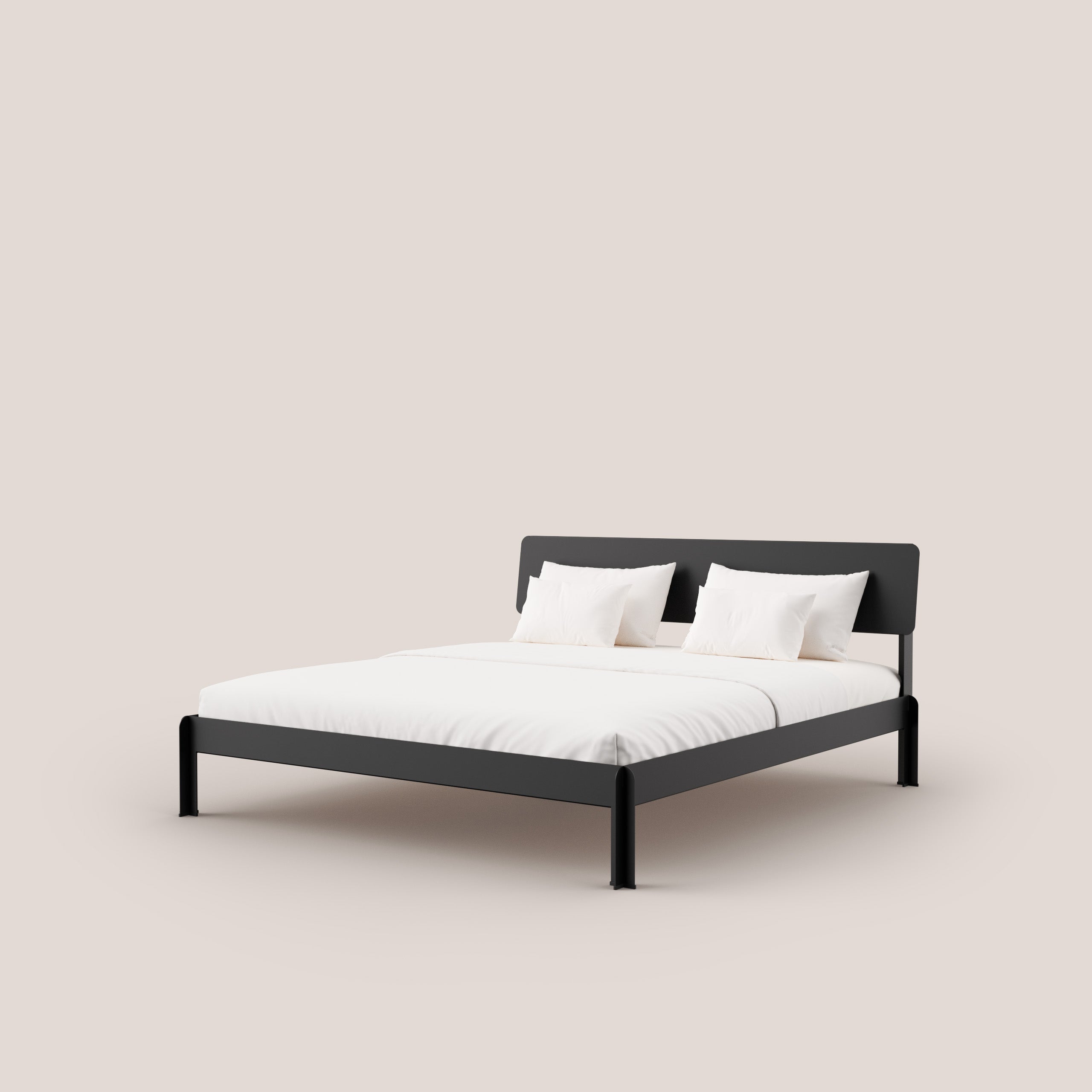 Robuust Amsterdam Bedframe 03 Zwart