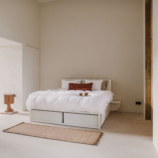 Robuust Amsterdam bed in runtime met add ons en circulair matras