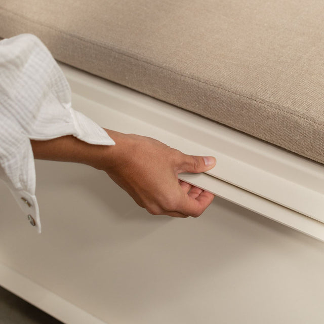 detail afbeelding openen wit dressoir - robuust amsterdam