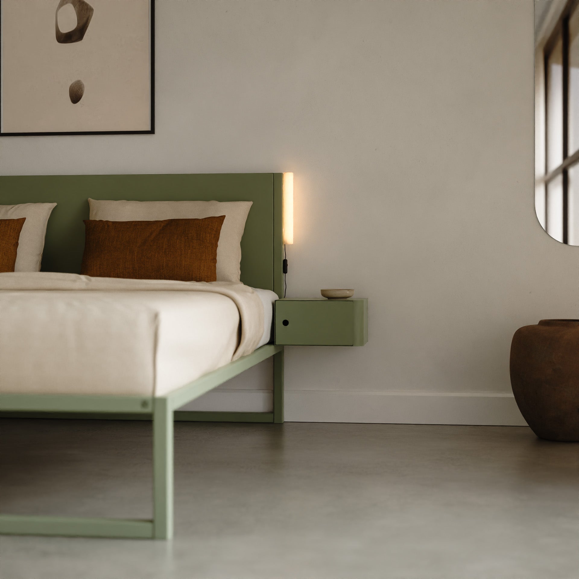 Bedframe °01 | Sage Green - LIMITED EDITION