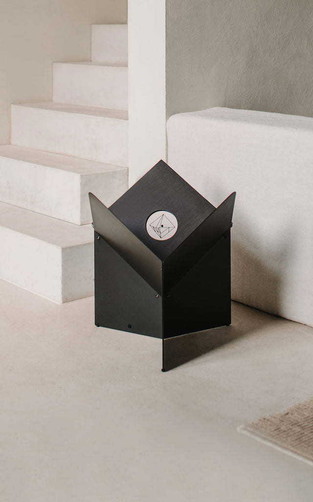 Afbeelding Record Cube °01 in Black / Zwart