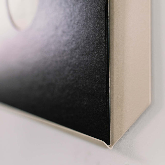 Vierkant stalen wandplank wandrek vinylplaat Record Frame °01 in Black / Zwart Robuust Amsterdam Productafbeelding